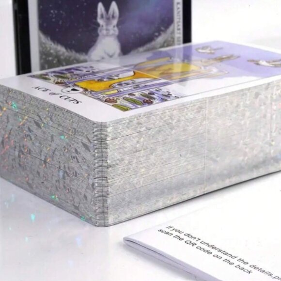 Lunalapin Tarot Deck Rare with Bonus Collectible Storage Tin NWT - Picture 3 of 6